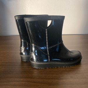 Black Toddler Ugg Rainboots. Mint Condition! Size 9